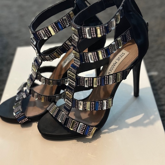 Steve Madden Rhinestone Heels - 36 - Picture 2 of 2